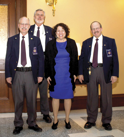 Justice Sotomayor with Court Security Officers
